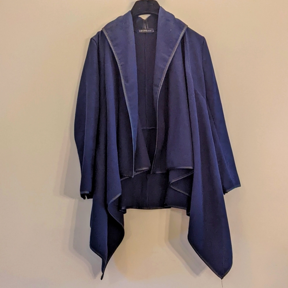 Woman wrap around Jacket Sweater, size m